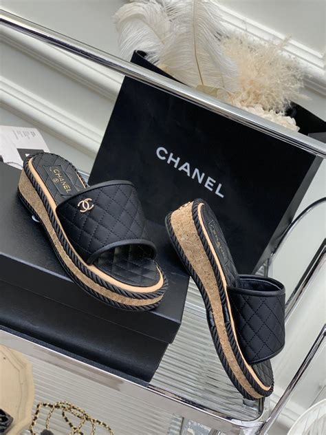 chanel slippers fake|chanel slippers price.